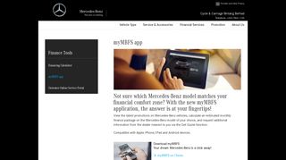 myMBFS app - Mercedes Benz by Cycle & Carriage