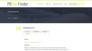 MyMediaInfo Best PR Tool | PRToolfinder