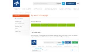 My Account Homepage | Medline Industries, Inc.