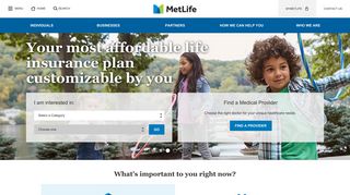 MetLife: Home Page
