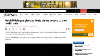 MyMidMichigan gives patients online access to their health data ...