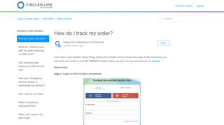 How do I track my order? – Circles.Life Help Center