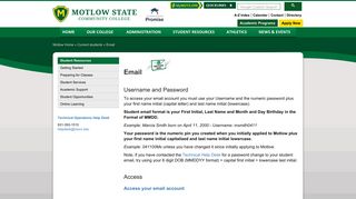 Email - Motlow State Community College