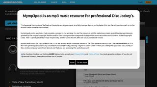 MyMP3Pool.com Digital DJ MP3 Record Pool (DJs Only) Music for ...