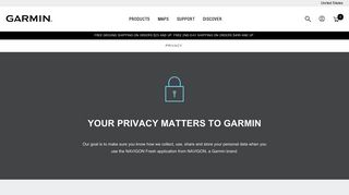 Navigon Fresh | Privacy Policy | Garmin