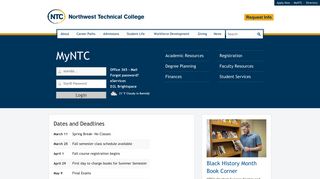 MyNTC | Northwest Technical College