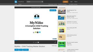 MyNiño - Child Tracking Mobile Solution - SlideShare