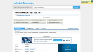 mynorthstate.net at WI. Webmail 02 - Website Informer