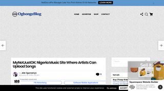 MyNotJustOK: Nigeria Music Site Where Artists Can Upload Songs ...