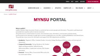 myNSU Portal | Northern State University