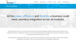 MYOB Advanced - BusinessHub | MYOB Advanced, Cloud ...