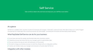 Employee Self Service Portal Software | PayGlobal | MYOB
