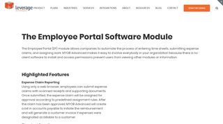 Employee Portal Module - MYOB Advanced
