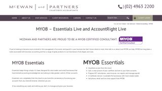 MYOB | LiveAccounts and AccountRight Live - McEwan and Partners