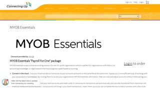 MYOB Essentials | Connecting Up
