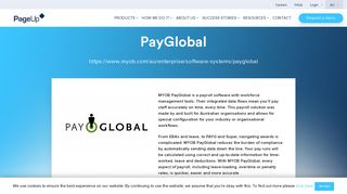 MYOB PayGlobal - PageUp HR Tech Partner Integration