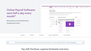 Online Payroll Software | MYOB