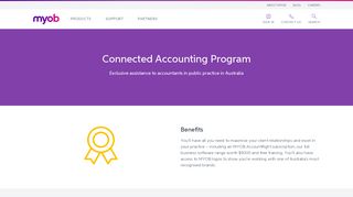 Connected Accounting Program | Firms & Practices | MYOB