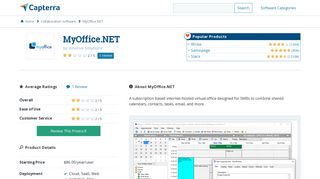 MyOffice.NET Reviews and Pricing - 2019 - Capterra