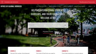 Office of Global Services | Northeastern University