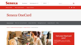 Seneca OneCard - Campus Services