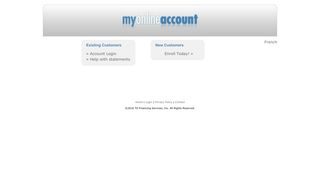 My Online Account | Home