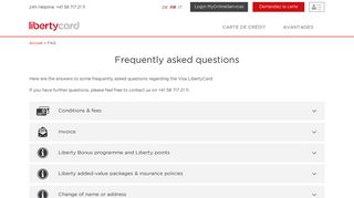 FAQ | Libertycard