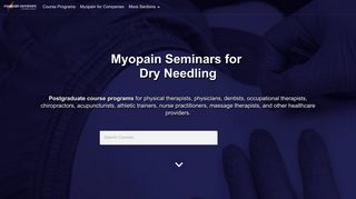 Myopain Seminars | Trigger Point Courses | Dry Needling