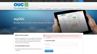 Manage your account, view and pay your bill, update your ... - myOUC