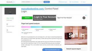 Access myoutlookonline.com. Control Panel Login