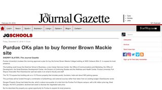 Purdue OKs plan to buy former Brown Mackie site | Schools | The ...