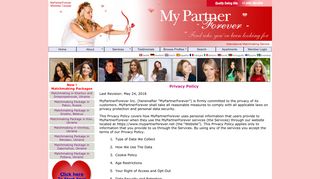 Mypartnerforever - Privacy Policy