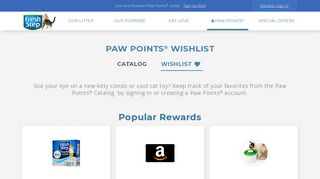 My Paw Points Wishlist | Fresh Step®