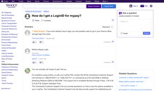 How do I get a LoginID for mypay? | Yahoo Answers