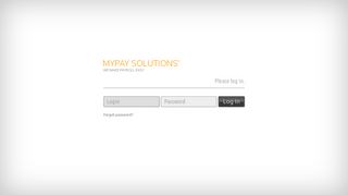 myPay Solutions - Web Employee - Client Portal