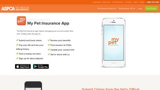 ASPCA Pet Insurance App for Mobile