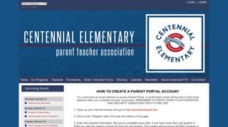 Centennial Elementary PTA - Plano ISD, TX - Parent Portal Instructions