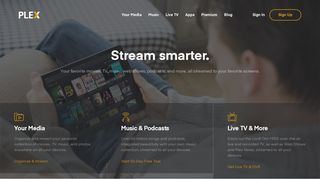 Media Server | Plex allows you to stream video smarter.