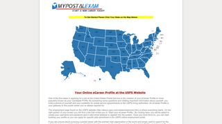 Your Online eCareer Profile at the USPS Website - mypostalexam
