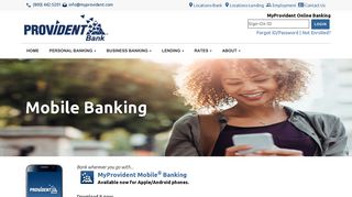 Provident Bank-Mobile Banking Introduction