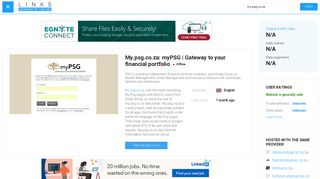Visit My.psg.co.za - MyPSG | Gateway to your financial portfolio.