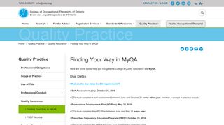 Finding Your Way in MyQA