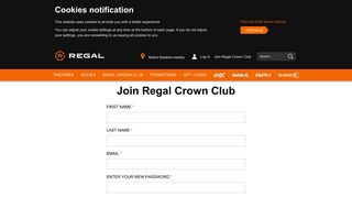 Join Regal Crown Club - Regal Cinemas