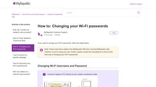 How to: Changing your Wi-Fi passwords – MyRepublic