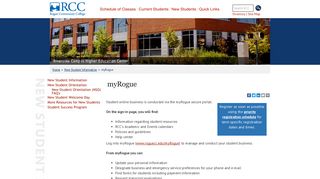 myRogue | Rogue Community College