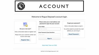Rogue Disposal Online Bill Pay