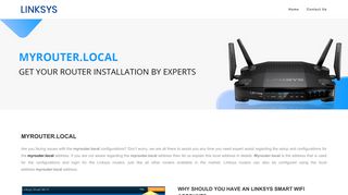 myrouter.local | Linksys Router Login | Linksys smart WiFi