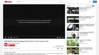 NSW MyRTA Driver Knowledge (DKT) Practice Test for Learners Test ...
