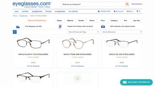 Safilo Eyeglasses Frames