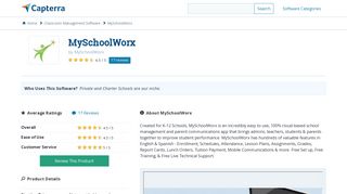 MySchoolWorx Reviews and Pricing - 2019 - Capterra